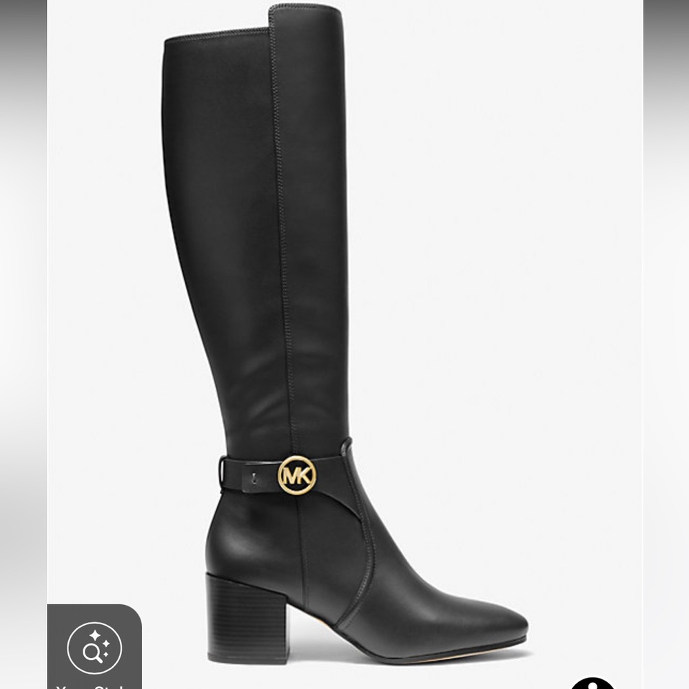 Michael Kors Carmen Riding Boot in Black 7M